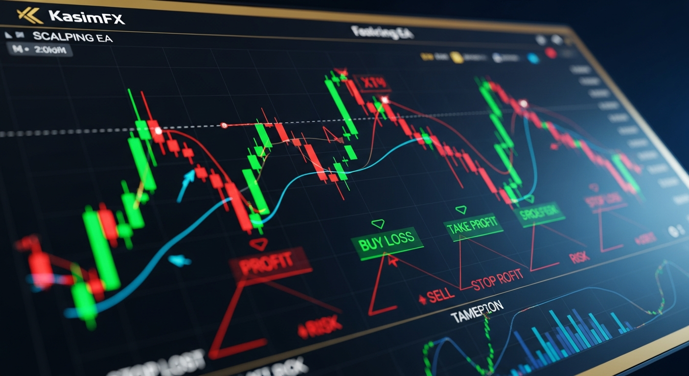 KasimFX modern trading dashboard visual